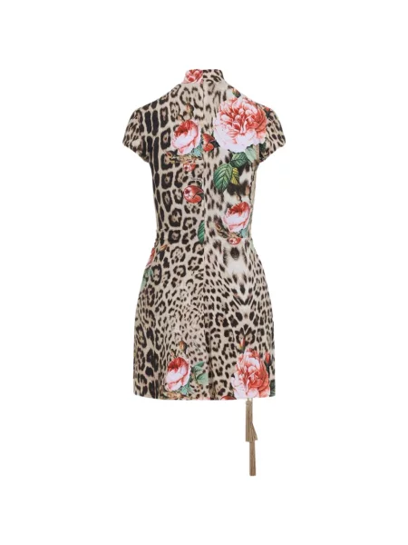 Rochie Roberto Cavalli cu model floral cu imagine