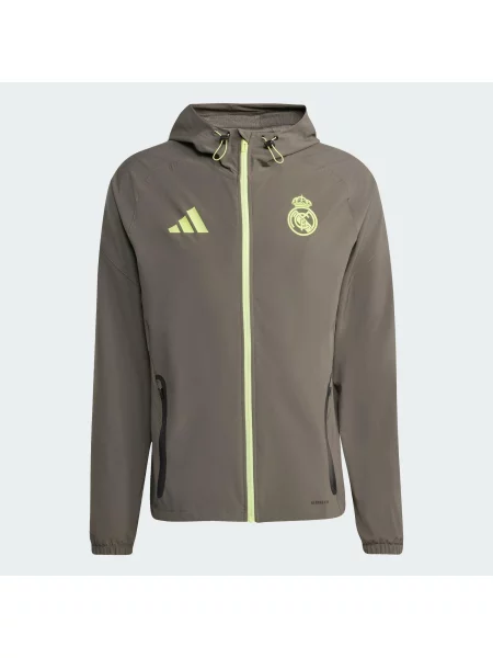 Kurtka Real Madrid Tiro 25 Competition Vis Tech Travel Jacket szara