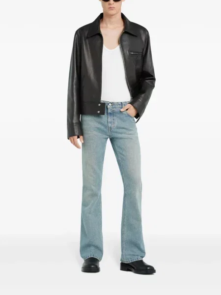 Geanta de piele Courreges negru