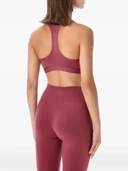 Leggings Nike cu volane tricotate cu talie înaltă roz