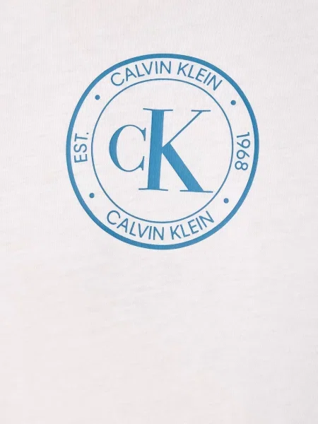 Calvin Klein Jeans тениска мъжка от бяло