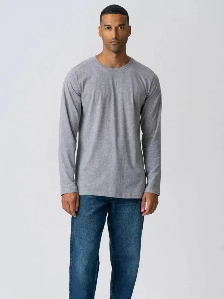 TEESHOPPEN Cămașă Basic Long gri