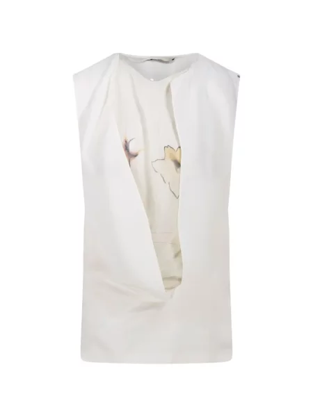 Top Sportmax cu model floral cu imagine