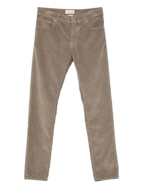 Manšestrové kalhoty Jacob Cohen šedé