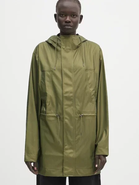 Парка Rains Bold Long Jacket W3 зелено