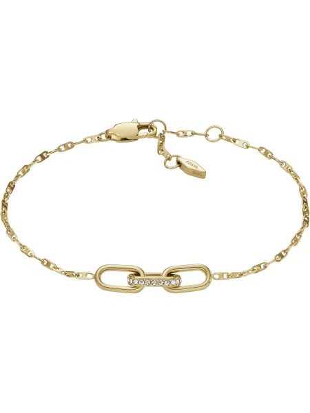 Brăţară Fossil transparente auriu