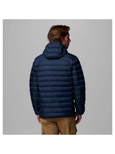 Kurtka puchowa Columbia Lake 22 II Down Hooded collegiate navy granatowa