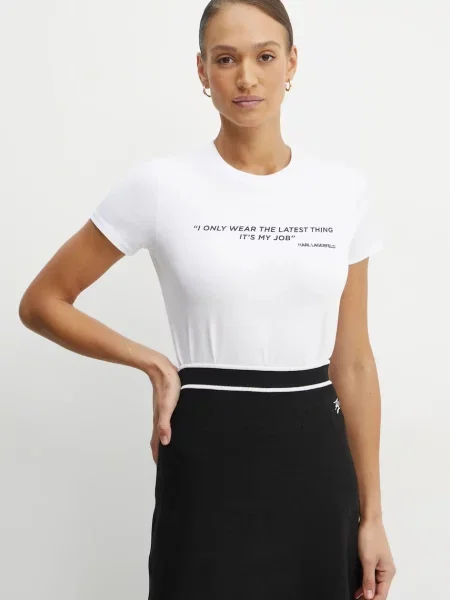 Karl Lagerfeld tričko bílé