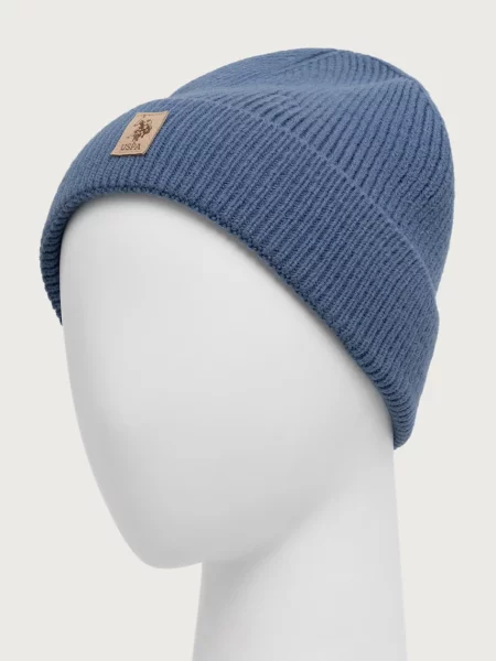 Kötött sapka U.s. Polo Assn. kék