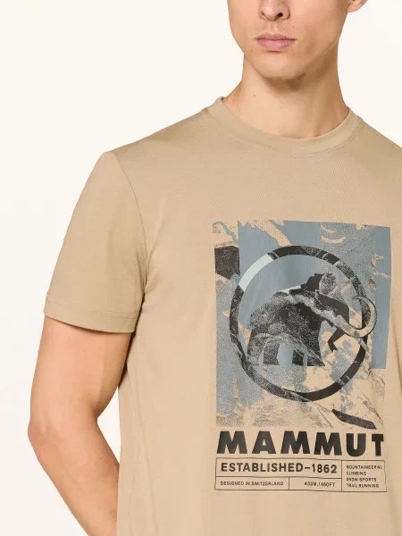 Mammut Tričko Trovat černošedá