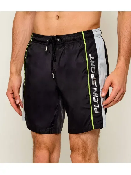 Pantaloni scurți de sport Plein Sport negru