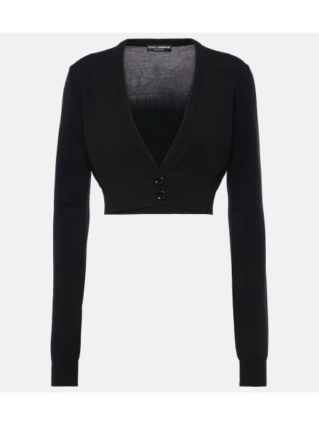Cropp cardigan Dolce&gabbana de lână negru
