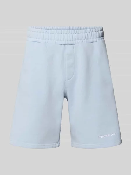Szorty o kroju regular fit z wyhaftowanym logo Pegador
