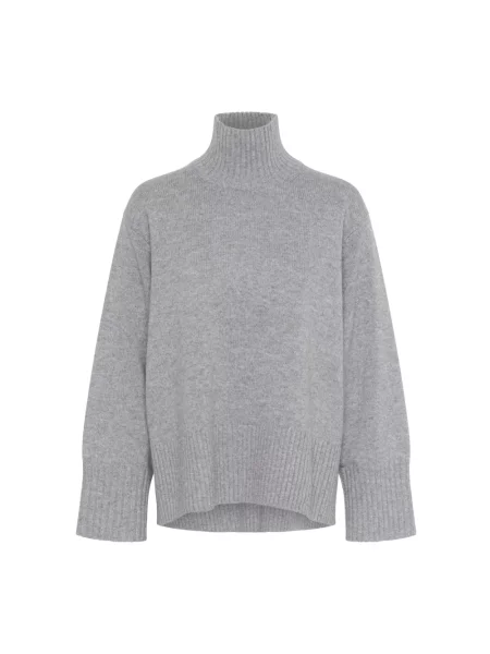 Sweter Inwear w kolorze melanż szary