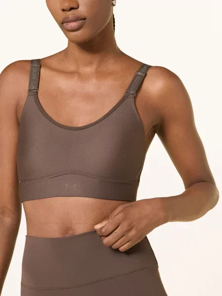 Under Armour Sportovní Podprsenka Ua Infinity Mid černošedá