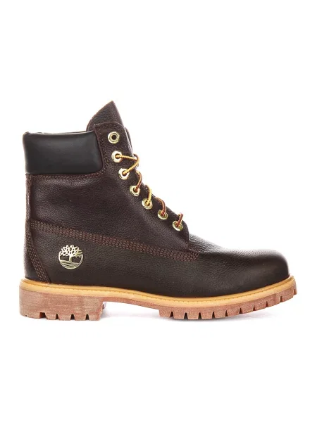 Buty do kostki Timberland skórzane brązowe