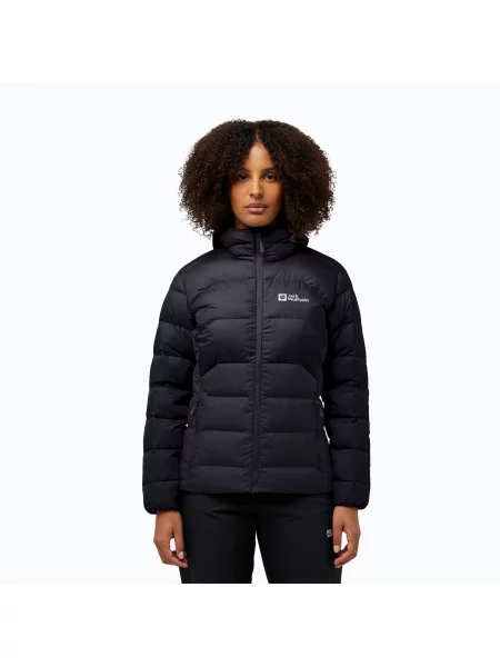 Kurtka puchowa Jack Wolfskin Ather Down Hoody black czarna