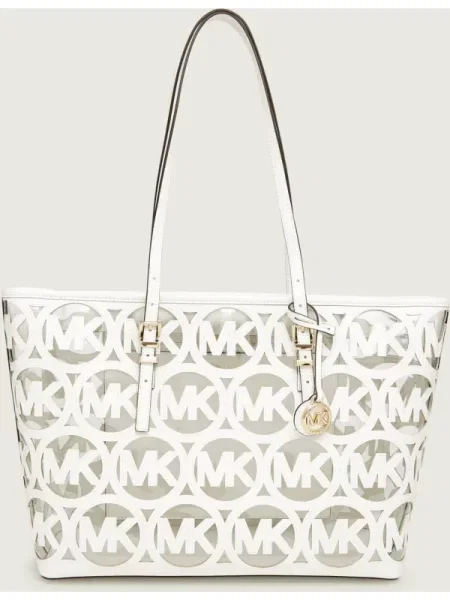 Michael Kors Geantă shopper QUINN alb