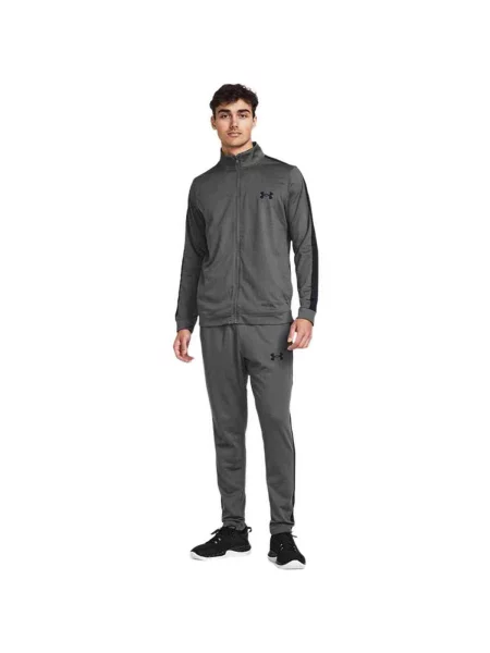 Pletená bežecká tepláková súprava Under Armour sivá