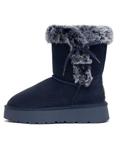 Gooce Botine ALISSA albastru noapte / gri deschis negru