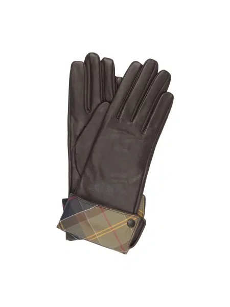Rękawiczki Barbour brązowe