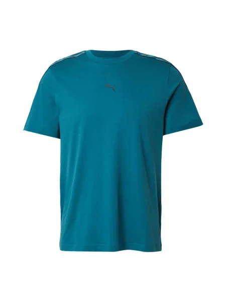 PUMA Tricou Essentials verde petrol negru