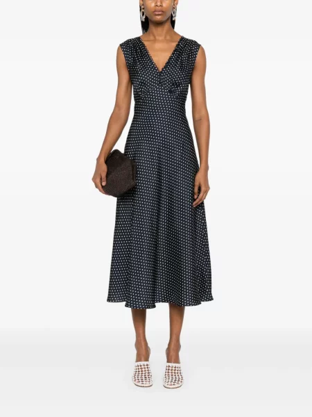 Rochie midi Dôen albastru