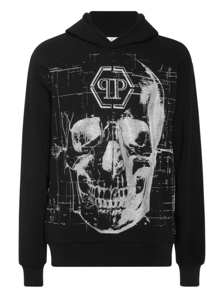 Hanorac cu glugă Philipp Plein negru