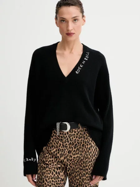 ZADIG&VOLTAIRE pulover de casmir negru