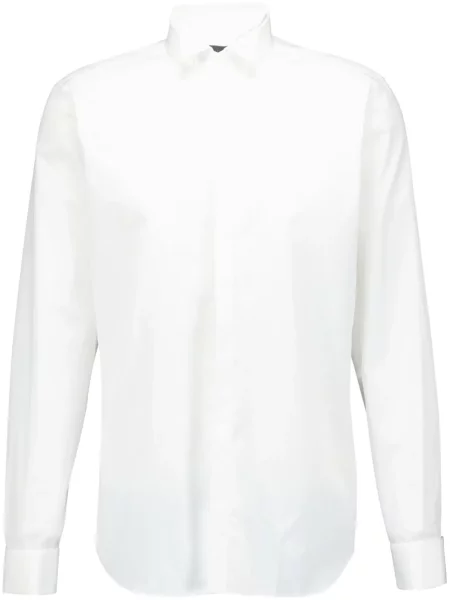 Cămașă Corneliani din poplin lungă alb