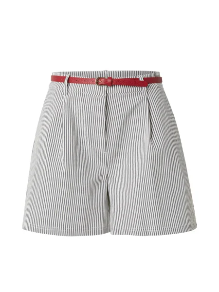 Guido Maria Kretschmer Pantaloni cutați Falda albastru marin alb