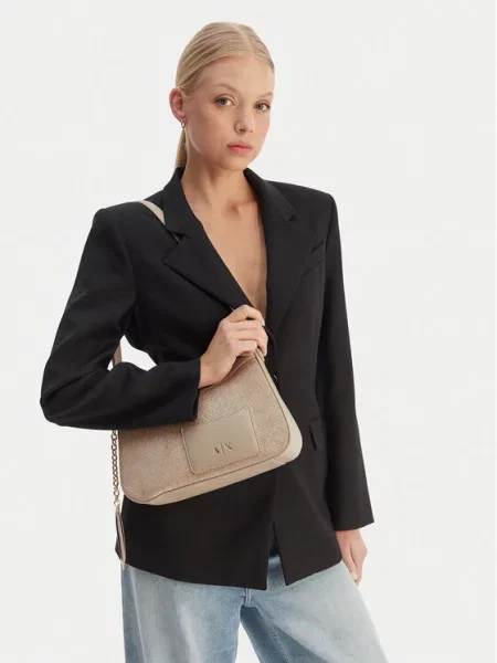 Armani Exchange Torbica Smeđa bež