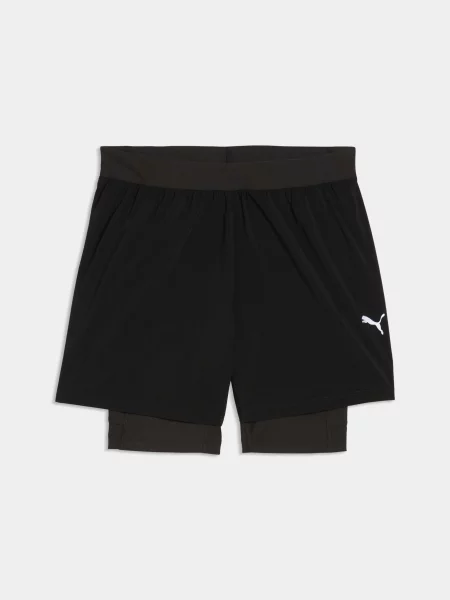 Спортивні шорти PUMA M Dreamrun 5 Dryc Short комбінований верх чорний