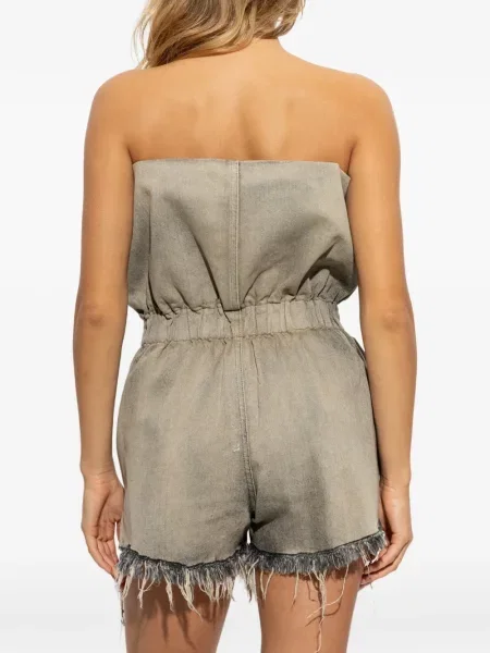 Salopetă Rick Owens asimetrică gri