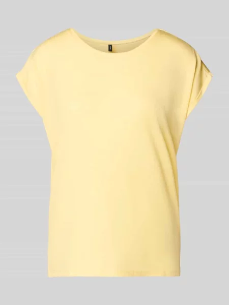 T-shirt o kroju relaxed fit z mieszanki lyocellu model AVA' Vero Moda żółta
