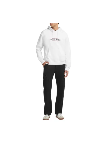 Guess Jeans Hanorac American Tradition alb