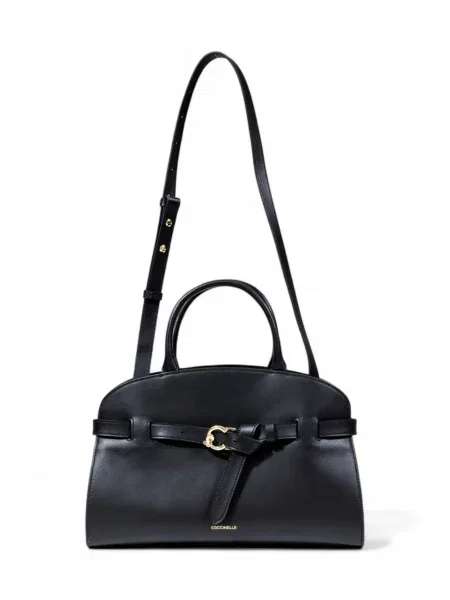 Torebka Coccinelle skórzana czarna