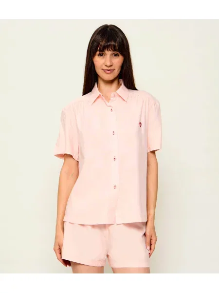 Hugo Bodywear Pijama Dreem Short Set roz