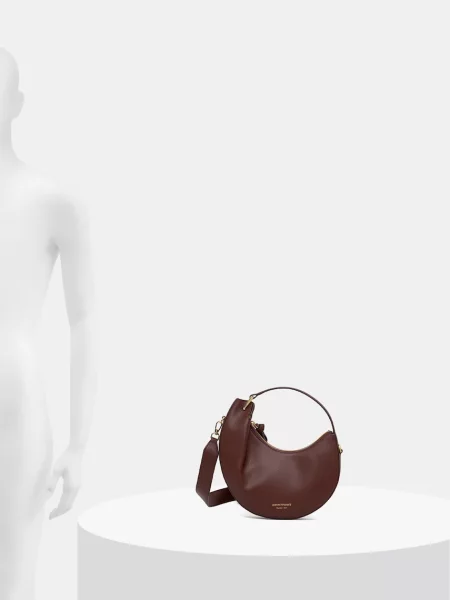 Emporio Armani hobo táska női bőr barna