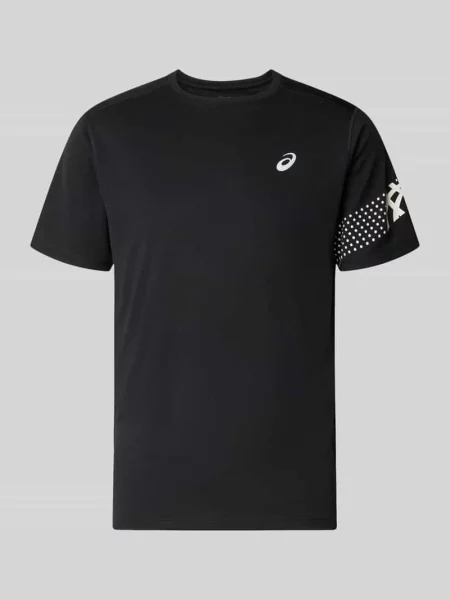 T-shirt o kroju regular fit z nadrukiem z logo model ICON' Asics Tiger czarna