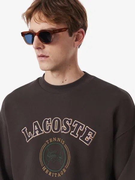 Свитшот Lacoste коричневый