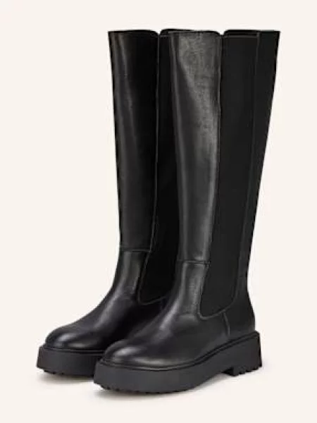 Mrs & Hugs Kozačky černá