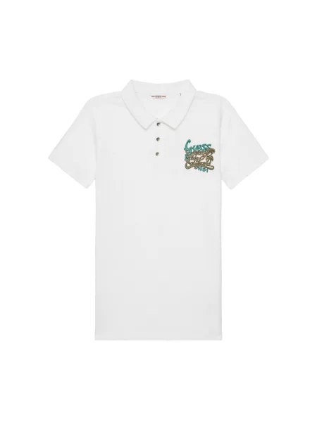 Guess Поло Regular Fit білий