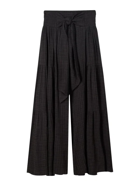 Bershka Kalhoty černá