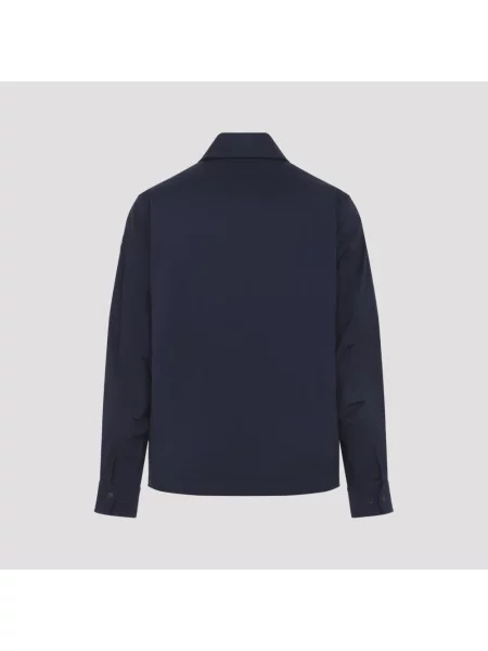 Kurtka koszulowa Moncler niebieska