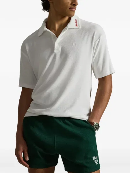 Șosete Polo Ralph Lauren cu broderie în carouri de flanelă verde