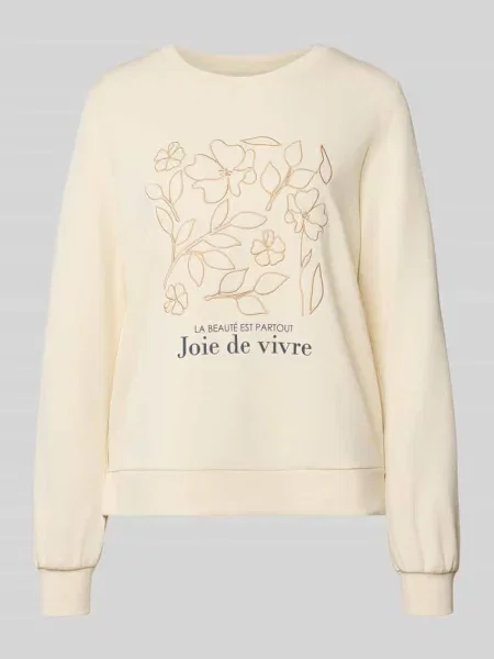 Bluza z nadrukiem z logo model ‘BANU’ Soyaconcept