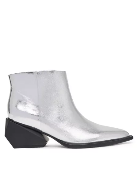 United Nude Botki Ricky Yoyo Mid Srebrny