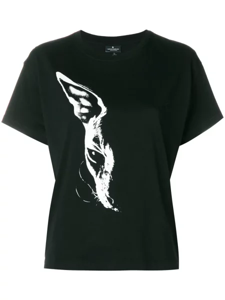 Tricou County Of Milan cu imagine negru