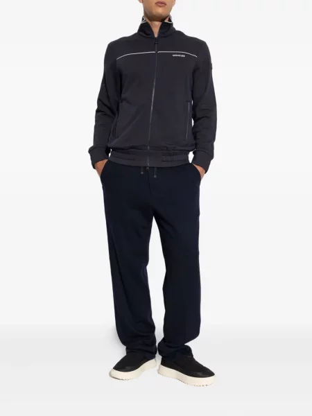 Geacă Moncler din fleece albastru